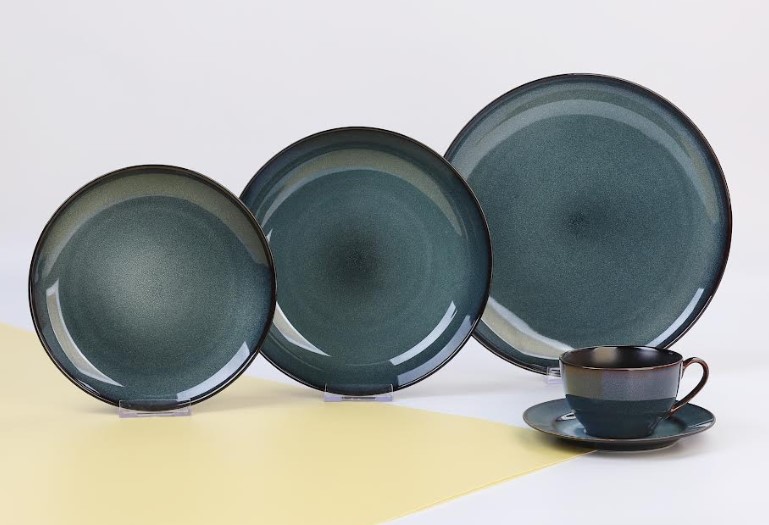 Σερβίτσιο Φαγητού Σετ 18τμχ Reactive Glaze Stoneware PortoFino CRYSPO TRIO 25.052.18 (Υλικό: Stoneware, Μέγεθος: Σετ) - CRYSPO TRIO - 25.052.18